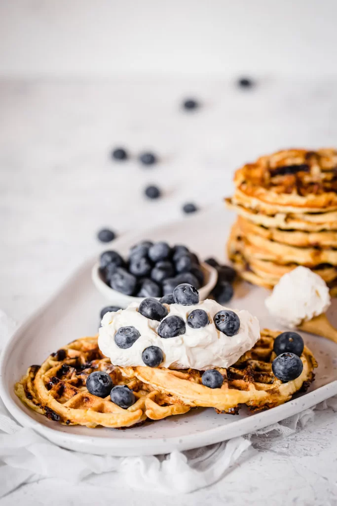 When I first saw these I was intrigued and immediately wanted to have blueberry butter to go with them as well as Keto friendly blueberry syrup.  We now have recipes for all three and put together they are resplendent.