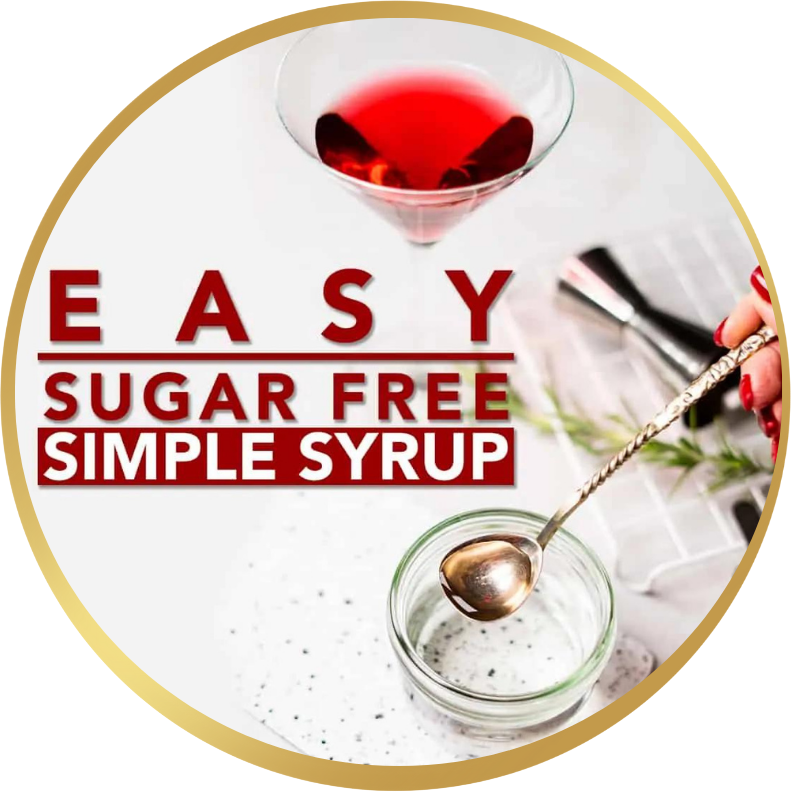 This is a picture of sugar free simple syrup to be used to create Keto 2.0 Plus soft drinks that are sugar free and artificial sweetener free as well.  Eat and drink healthy.  Live longer, weigh less and be happier